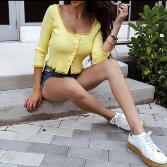 For Love & Lemons Jolie cardigan M - Picture 2 of 11